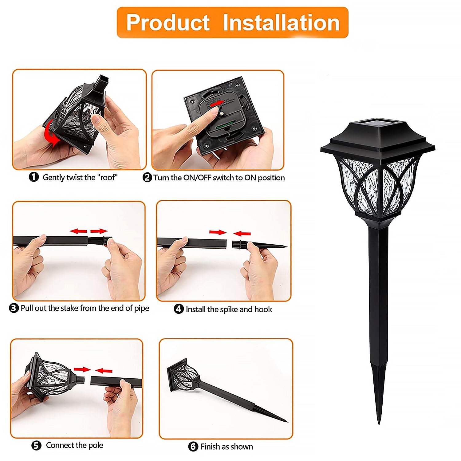 Solar light with stand Solar light with stand
